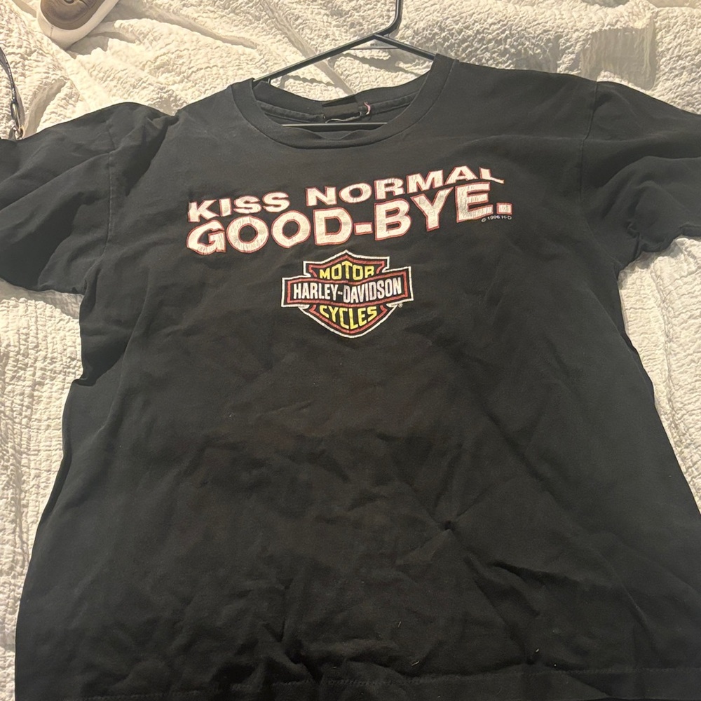 Harley-Davidson Kids Black Tee with Bold Print